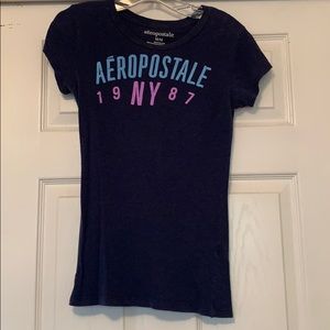 Aeropostale blue short sleeve